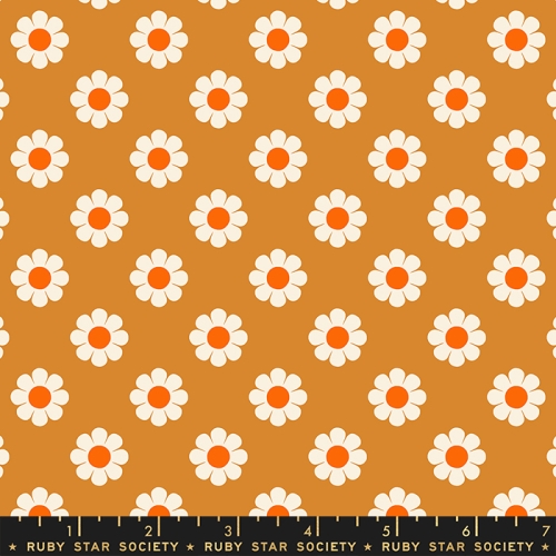 Baumwolle Patchwork -  Alexia Abegg - Ruby Star Society - Meadow Star - Caramel Honey Pie
